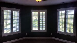 Plantation shutters - living room, Pottstown, PA