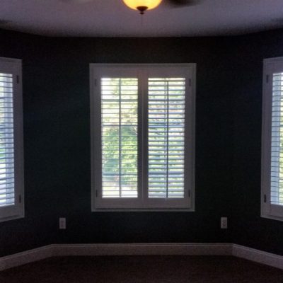 Plantation shutters - living room, Pottstown, PA