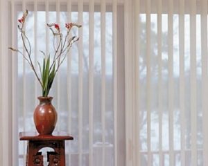 Sheer vertical blinds