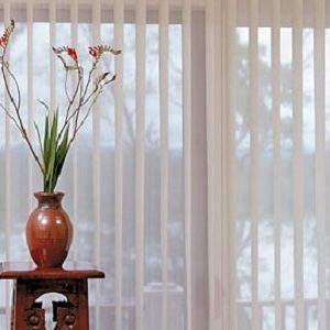 Sheer vertical blinds